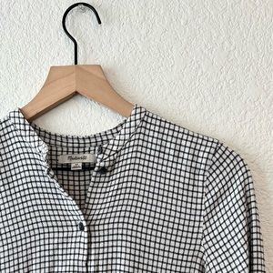 XS Madewell Bell-Sleeve Blouse